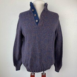 Jos. A. Bank Reserve Wool Blend Quarter Button Down Sweater Size M EUC